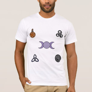 Wiccan- en Pagan-symbolen T-shirt