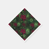 Wiccan Enchanted Forest Poinsettia Decoupage Servet (Hoek)