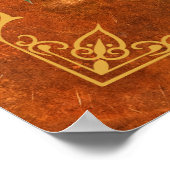 Wiccan Forest Pentagram Digitale kunst Poster (Hoek)