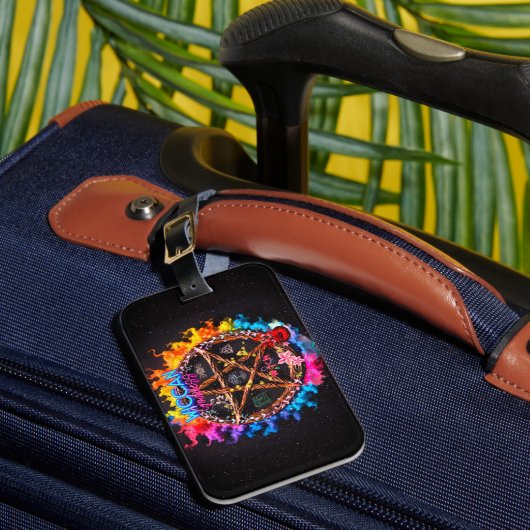 Wiccan Goddess Bagagelabel (Voorkant Insitu 1)