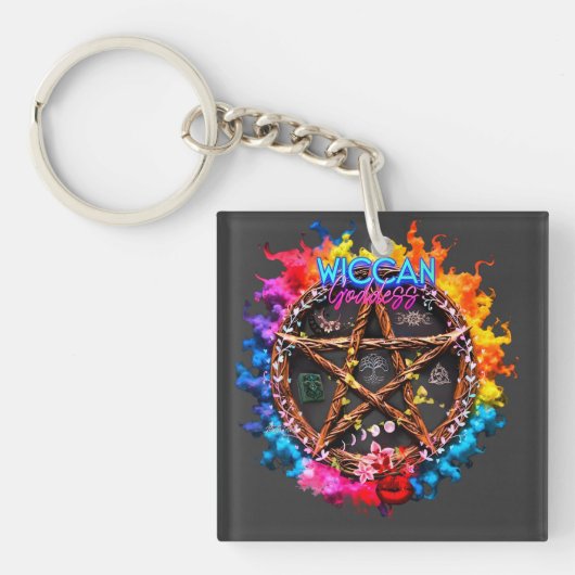 Wiccan Goddess Sleutelhanger (voorkant)