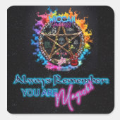 Wiccan Goddess Sticker set (Voorkant)