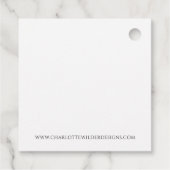 Wiccan heidense sieraden bedankjes labels (Achterkant)