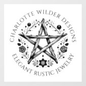 Wiccan heidense sieraden raamsticker (Vel)
