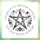 Wiccan heidense sieraden raamsticker (Vel 3)