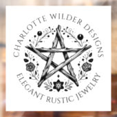 Wiccan heidense sieraden raamsticker (Vel 2)