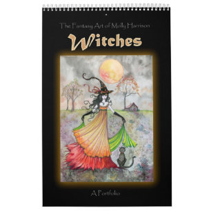 Wiccan Heksenportfolioboek door Molly Harrison Kalender