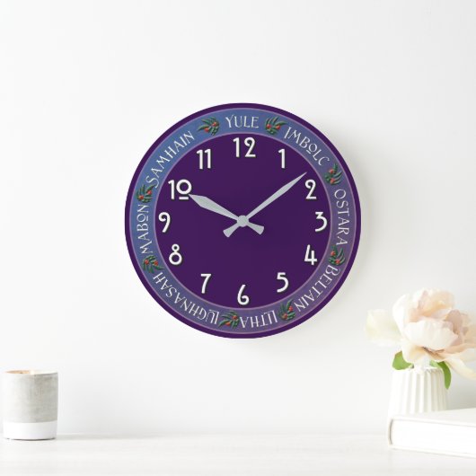 Wiccan Holiday Clock Grote Klok (Huis)