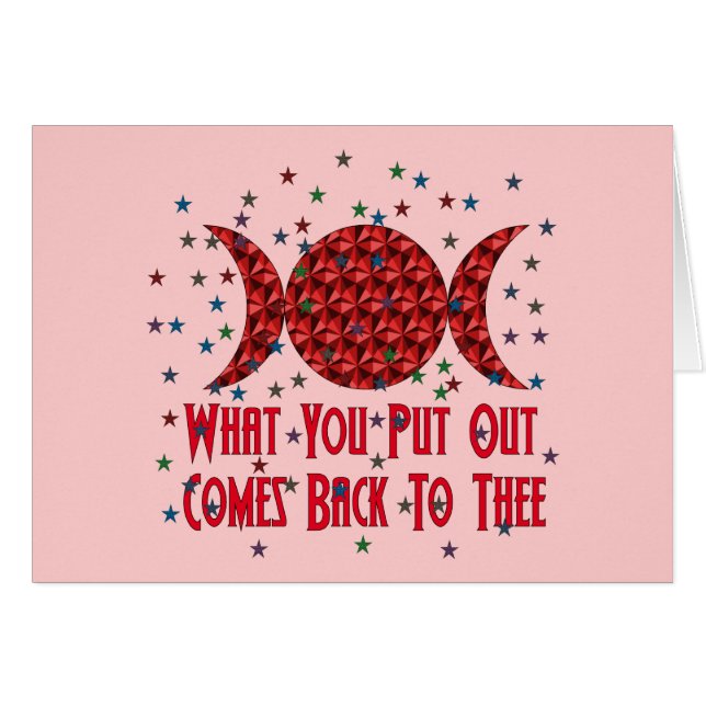 Wiccan Karma (Voorkant Horizontaal)