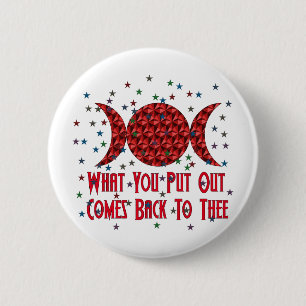 Wiccan Karma Ronde Button 5,7 Cm