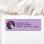 Wiccan Lavendel Pyreneeën Pentacle Adreslabel Etiket (Insitu)