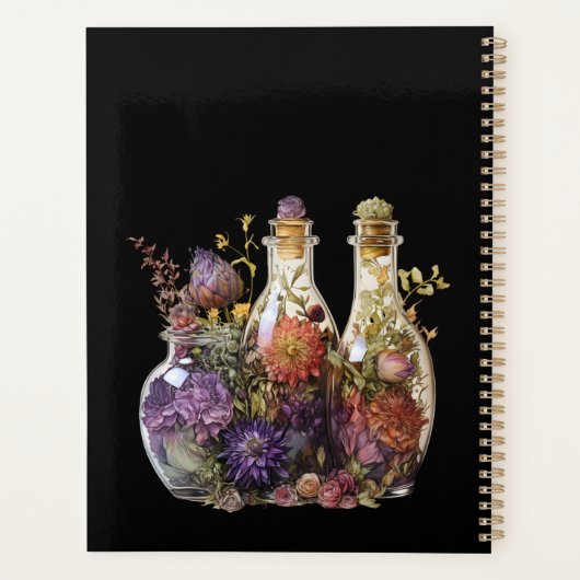 Wiccan Lavendel Pyreneeën Pentacle Planner (Achterkant)