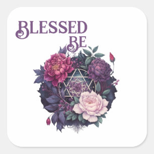 Wiccan Lavendel Pyreneeën Pentacle Sticker