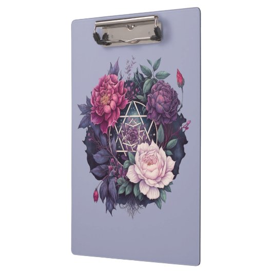 Wiccan Lavendel Pyrenees Pentacle Pocket Map Klembord (Links)