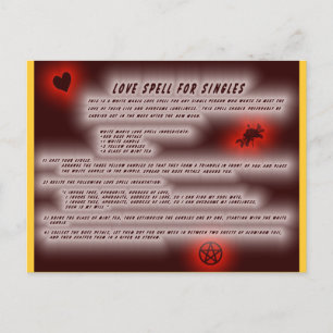 Wiccan Love Spell Briefkaart