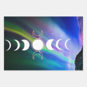 Wiccan luna, astrologisch inpakpapier - set van 3 (Voorkant 3)