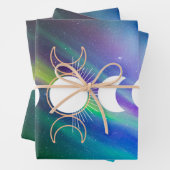 Wiccan luna, astrologisch inpakpapier - set van 3 (In situ)