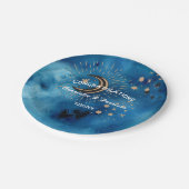 Wiccan Magic Constellation Ongewone bruiloft Papieren Bordje (Gekanteld)