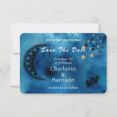 Wiccan Magic Constellation Ongewone bruiloft Save The Date (Voorkant)