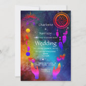 Wiccan Magic Ongewone bruiloft Kaart (Voorkant)
