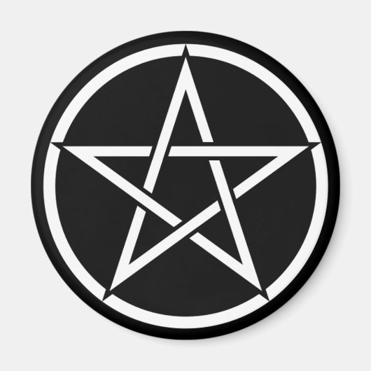 Wiccan & Magick Pentagram Pentacle - M1 Magneet (Voorkant)