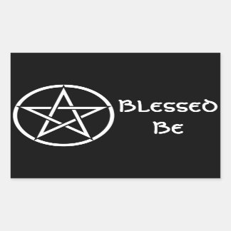 Wiccan & Magick Pentagram Pentacle - M1 Rechthoekige Sticker