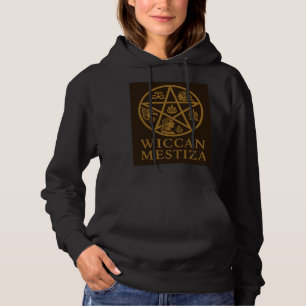 Wiccan Mestiza Azteek-geïnspireerd pentagramlogo Hoodie