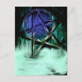 Wiccan Mist Fractal Manipulation Briefkaart