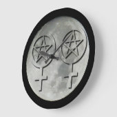Wiccan Moon Lesbian Handfasting Clock Grote Klok (Hoek)