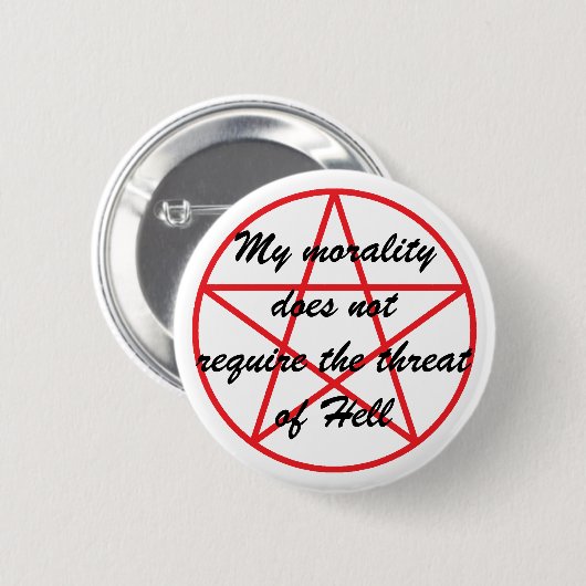 Wiccan Morality Ronde Button 5,7 Cm (Voorkant /achterkant)