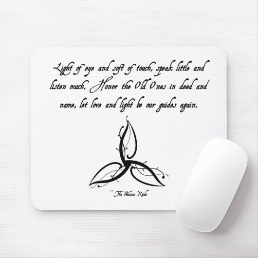 Wiccan Muismat (Met muis)