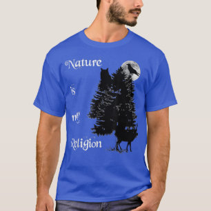 Wiccan Natuur is mijn Religieus heks T-shirt