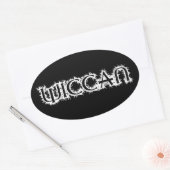 Wiccan Ovale Sticker (Envelop)