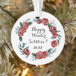 Wiccan, pagan Happy Winter Solsctice 2022 Ornament