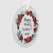 Wiccan, pagan Happy Winter Solsctice 2022 Ornament (voorkant)