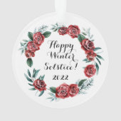 Wiccan, pagan Happy Winter Solsctice 2022 Ornament (achterkant)