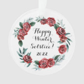 Wiccan, pagan Happy Winter Solsctice 2022 Ornament (voorkant)