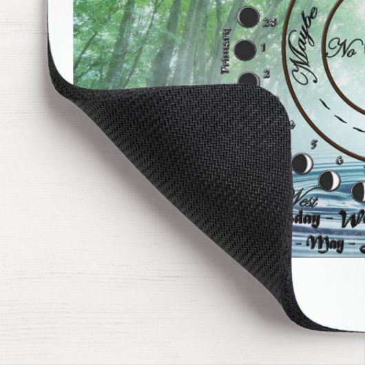 Wiccan Pagan Pendulum Chart Muismat (Hoek)