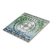 Wiccan Pagan Pendulum Chart Tegeltje (Zijkant)