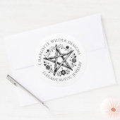 Wiccan Pagan Sieraden Product Ronde Sticker (Envelop)