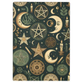 Wiccan Pattern 2 Klembord (Achterkant)