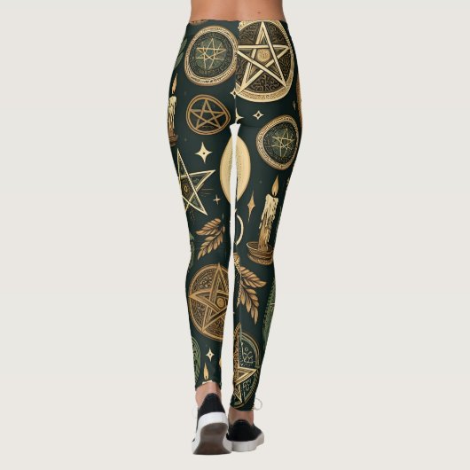 Wiccan Pattern 2 Leggings (Achterkant)