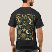 Wiccan Pattern 2 T-shirt (Achterkant)