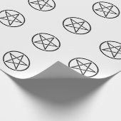 Wiccan Pentacle (Pentagram) Cadeaupapier (Hoek)