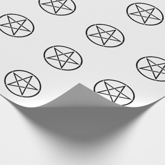 Wiccan Pentacle (Pentagram) Cadeaupapier (Hoek)
