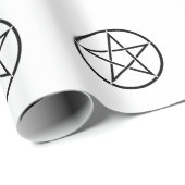 Wiccan Pentacle (Pentagram) Cadeaupapier (Rol Hoek)