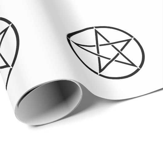 Wiccan Pentacle (Pentagram) Cadeaupapier (Rol Hoek)