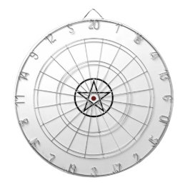 Wiccan Pentacle (Pentagram) Dartbord