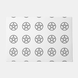 Wiccan Pentacle (Pentagram) Deurmat