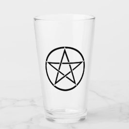 Wiccan Pentacle (Pentagram) Glas